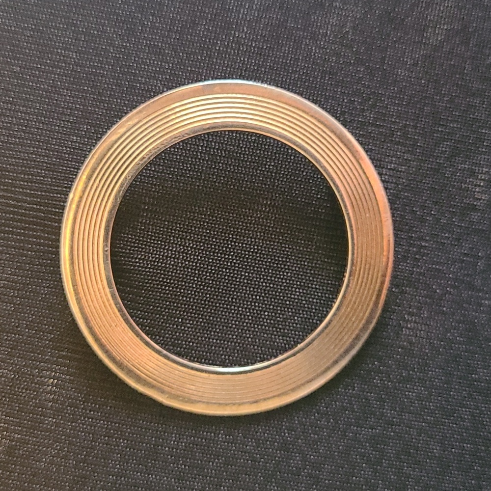 Vintage Gold Tone Circular Brooch